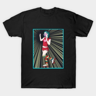 Summer Goth Roller Derby T-Shirt